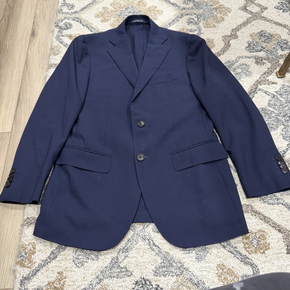Suitsupply 36S Navy Blue Lazio Blazer Jacket Sport Suit Coat VBC Italian Fabric